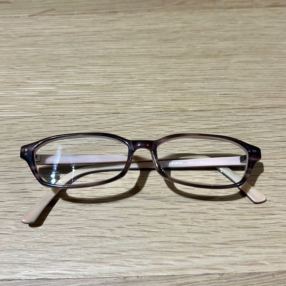 Women's Intrigue Tortoise and Light Pink Eyeglasses (prescription lenses)